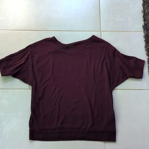 Maroon Burgundy lightweight top